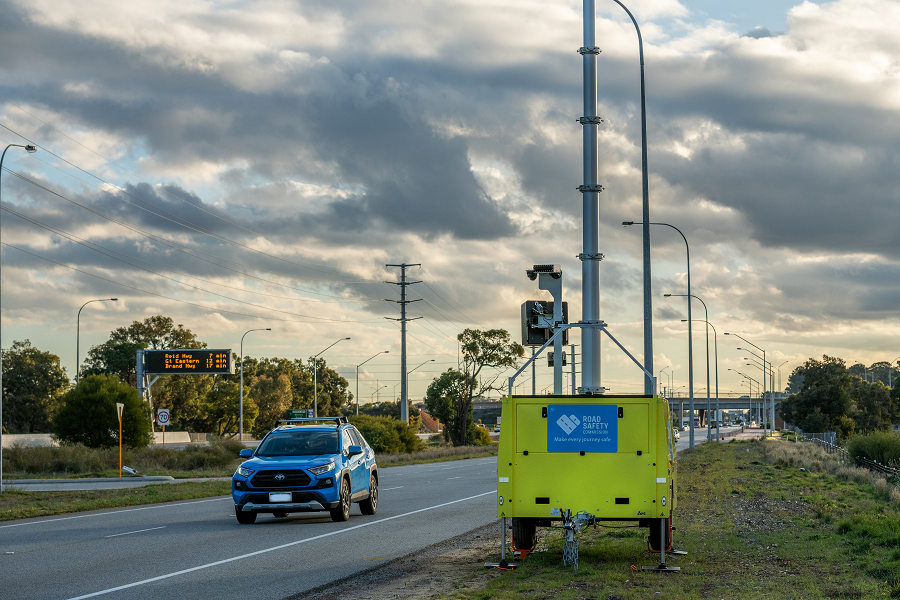 Mobile point to point safety cameras on the move in WA